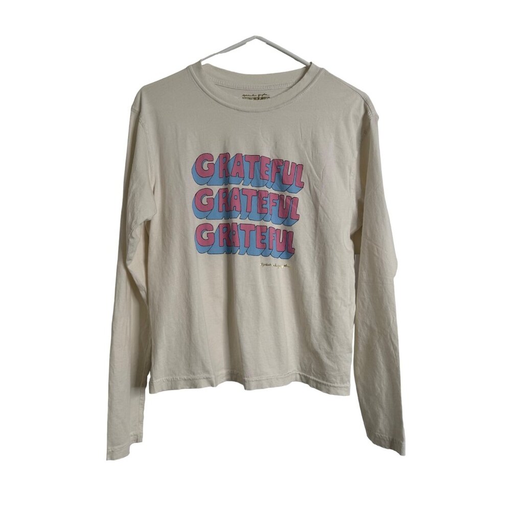 Spiritual Gangster "Grateful" Pullover Activewear Fitness Long Sleeve Tee Shirt - Picture 6 of 7